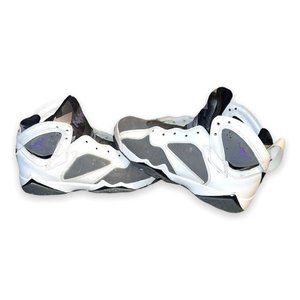 Details about  Air Jordan 7 Flint Sz 5.5Y GS White/Flint Grey/Varsity Purple DJ2